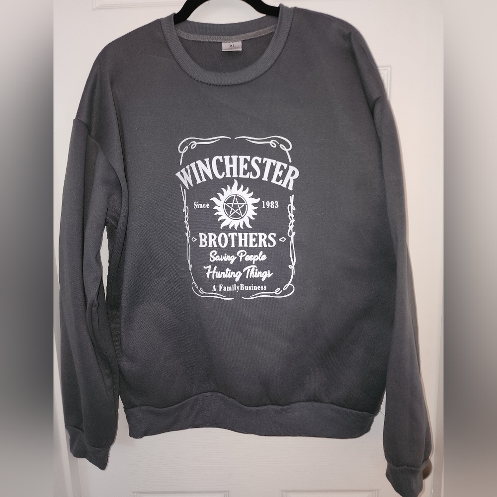 Grey Supernatural Winchester Sweater XL